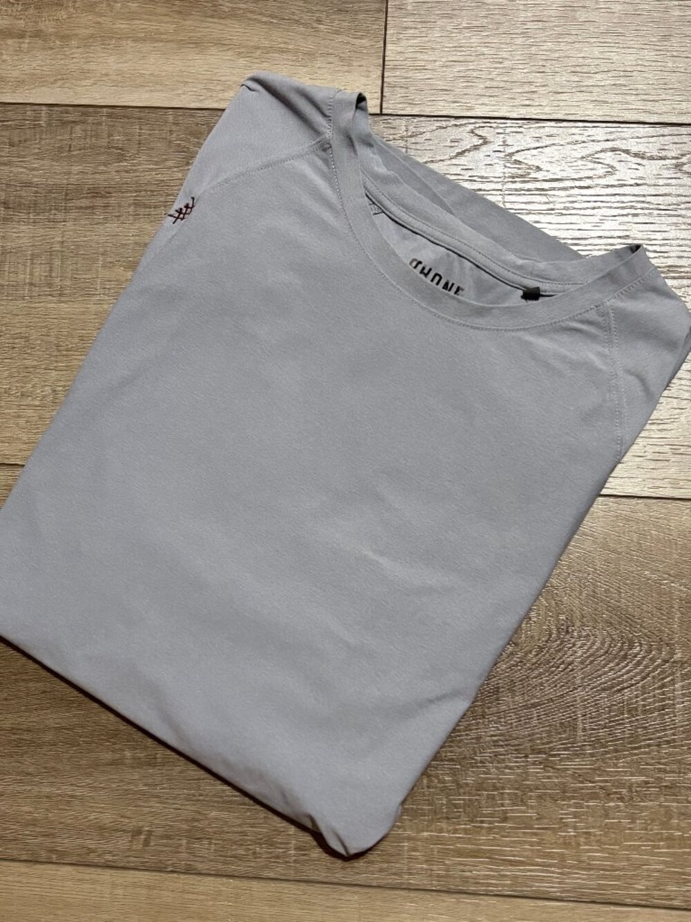 RHONE Athletic Short Sleeve Shirt Men's Large Gray